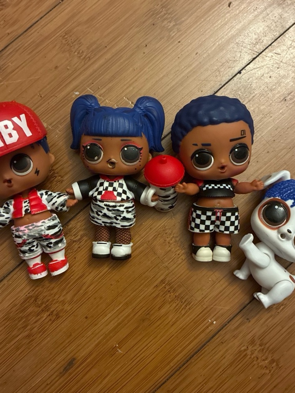 collection of L.O.L. Surprise! characters from the Downtown family